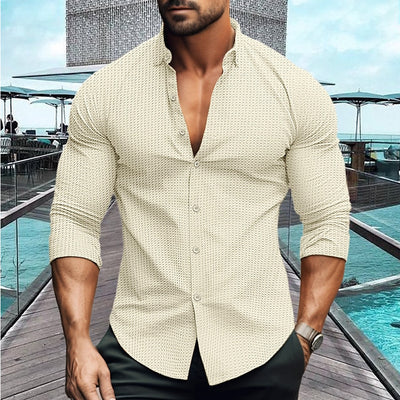 Stijlvol Effen Shirt – Herenmodel