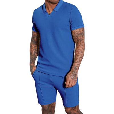 Zomerset Heren – Shirt & Short in Casual Suit Style