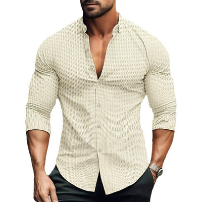 Stijlvol Effen Shirt – Herenmodel